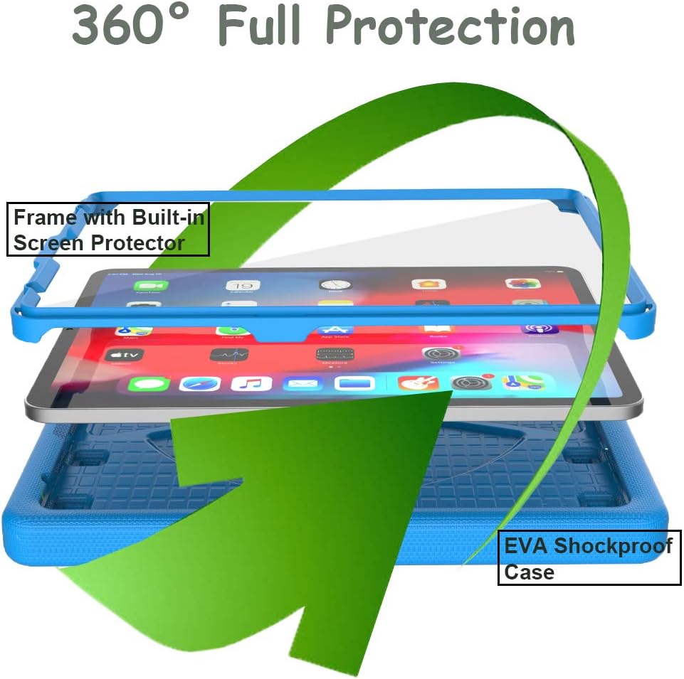 Surom Kids Case Built-in Screen Protector for iPad Air 8th/7th/6th Gen(M4/M3/M2) 11-inch 2026/2025/2024 - Image 4