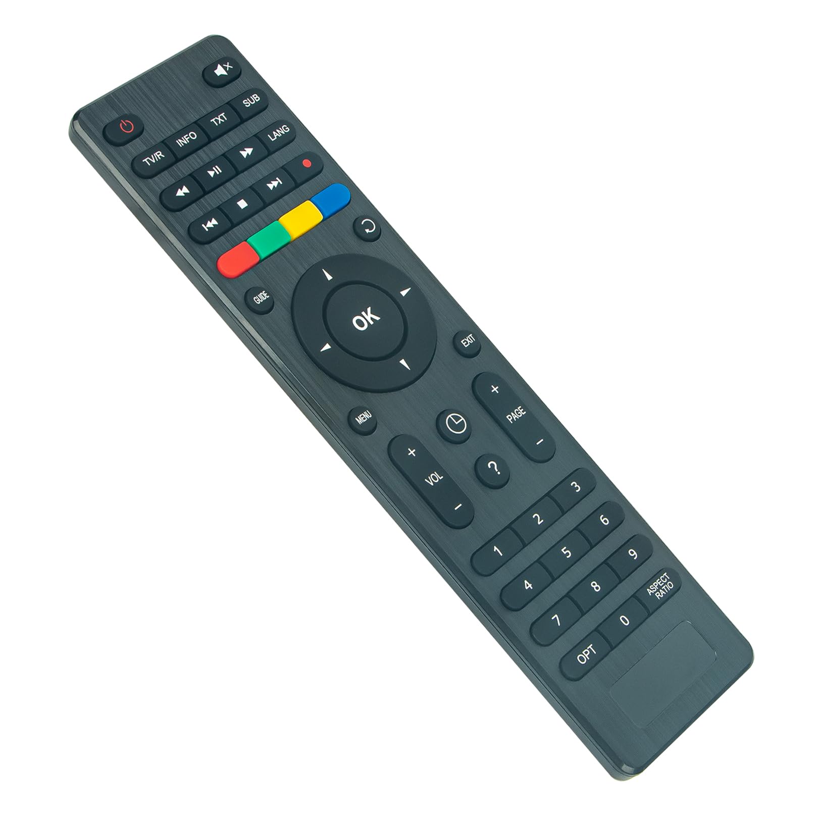 L-Box Replacement Remote Control -VINABTY-fit for L-Box LBox IP Client Teleprom TV Snake TV Nika TV remote control