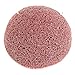 Konjac Facial sponge 5 pieces: white, charcoal ,red clay, green clay and pink clay
