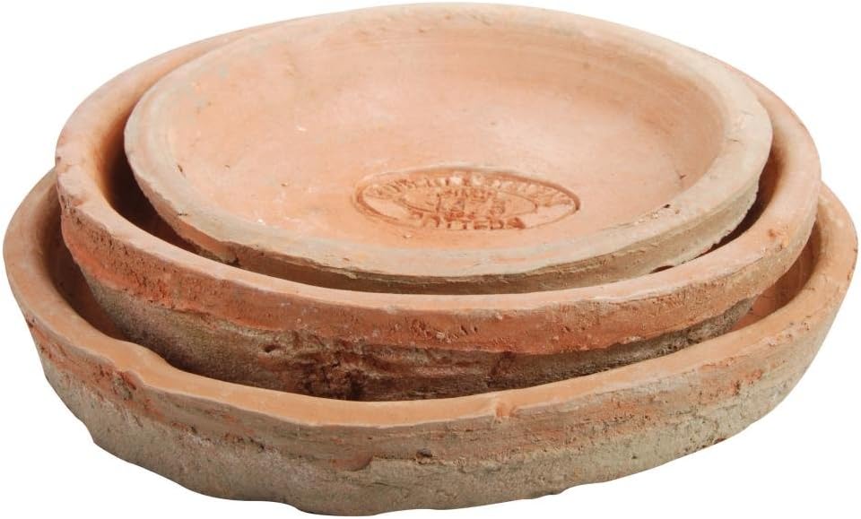 Esschert Design AT02 Aged Terracotta Round Saucers for