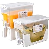 3.5 L Beverage Dispenser with Spigot (1 Piece) – Single Plastic Juice & Cold Drink Container for Fridge, Iced Tea, Lemonade & Water – Large Capacity, Easy Pour, Clear