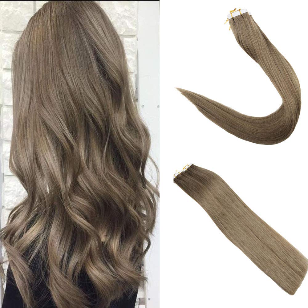 22inch 9a Easyouth 22 Pu Tape In Hair Extensions 100 Real Human