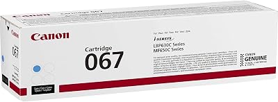 Canon 067 Original Cyan Toner Cartridge - 1 Piece - 1250 Pages