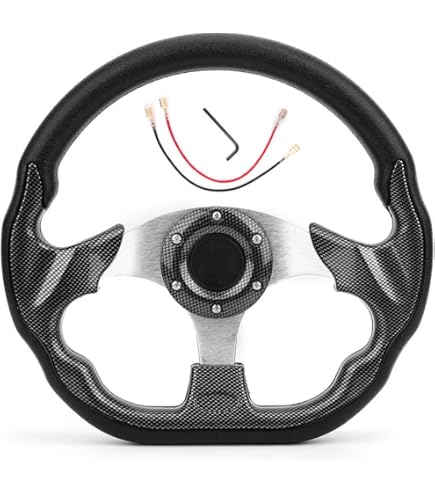 Racing Steering Wheel= KIISS 350/14in Universal Aluinu Car - View #5
