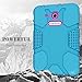Hocase Galaxy Tab E Lite 7.0 (2016) Case, Rugged Heavy Duty Kids Proof Protective Case for Galaxy Tab E Lite 7.0 SM-T113NDWAXAR/SM-T113NYKAXAR - Sky Blue/Deep Pink