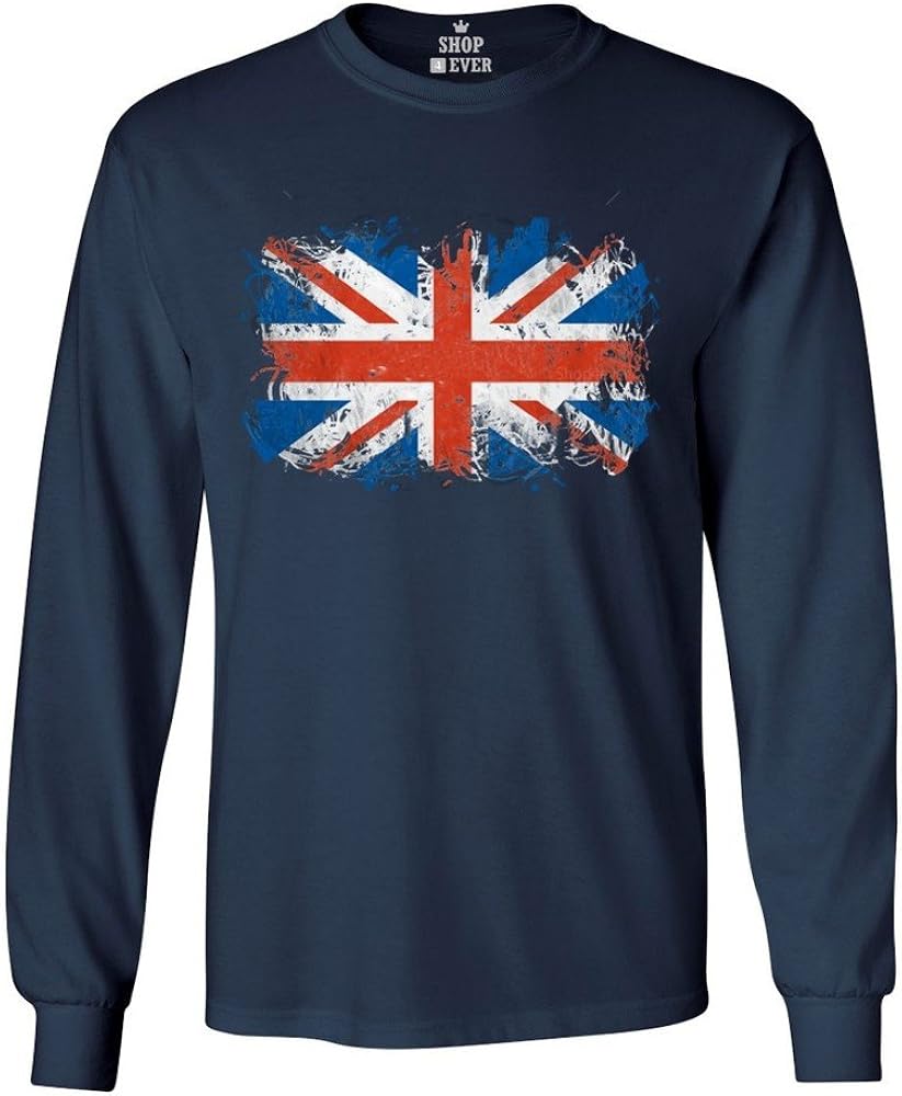 Union Jack British Flag Shirt United Kingdom Flag Shirts 6316 Jznovelty
