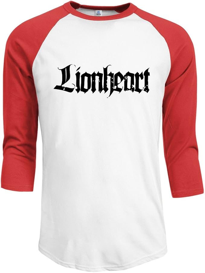 Men Lionheart Band 3/4 Sleeve Clothing Half Sleeve Tshirts