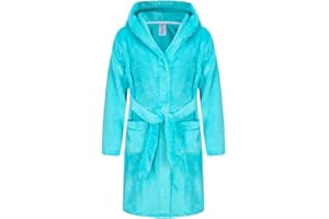 RUOGU Kids Bathrobe, Toddler Hooded Soft Towel Robe for Girls Boys Terry Cloth Robes Sleepwear