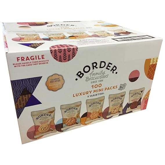 Border Biscuits 5 Variety Pack 100's 2 boxes (400 Biscuits in total