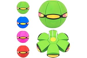 Flexyony Magic Ball, Magic Metaball, Children Bouncing Ball, Parent-Child Interaction, Dual Form Freely Switchable, with 6 Light for Kid