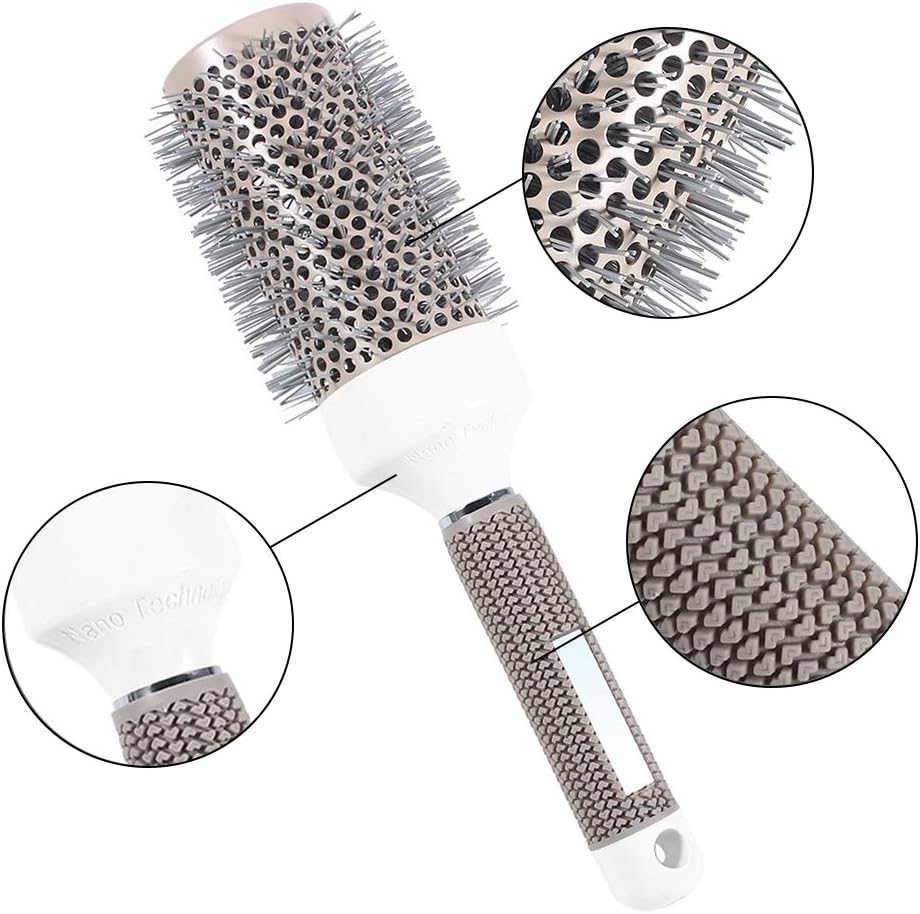 Aozzy Round Brush Set, Round Brushes for Blow Drying Hairdressing Brushes Sets for Woman Curly & Straight Salon Hair Styling - Image 5