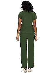 floralhue Scrubs for Women, V-Neck Scrubs Top