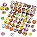 JOYIN 600 Pieces Assorted Halloween Stickers; Halloween Scrapbook Stickers Self Adhesive Shapes for Halloween Craft Supplies, Classrooms Prizes, Halloween Novelty and Jack O Lantern Stickers
