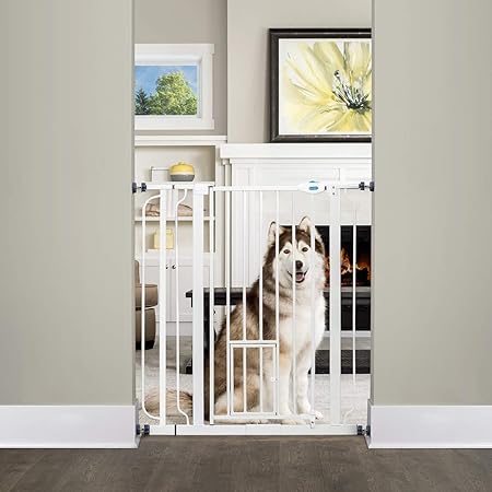 carlson walk through gate with pet door