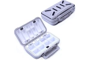 LESOVI Fishing Lure Boxes, Waterproof Portable Tackle Box Organizer With Storing Tackle Set Plastic Storage - Mini Utility Lures Fishing Box, Small Organizer Box