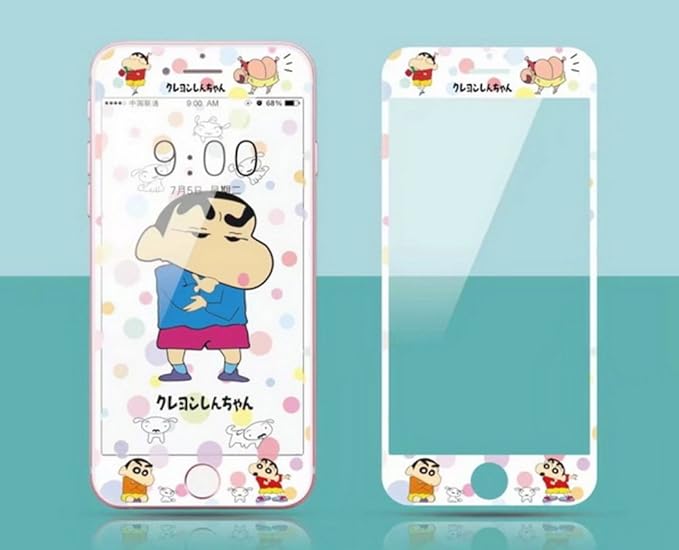 Amazon 全国送料無料 可愛い３dクレヨンしんちゃんiphone指紋認証