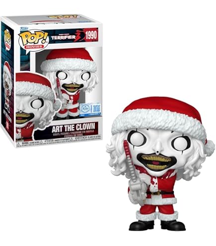 Amazon.com: Funko Art The Clown + Pop Protector: Terrifier Pop