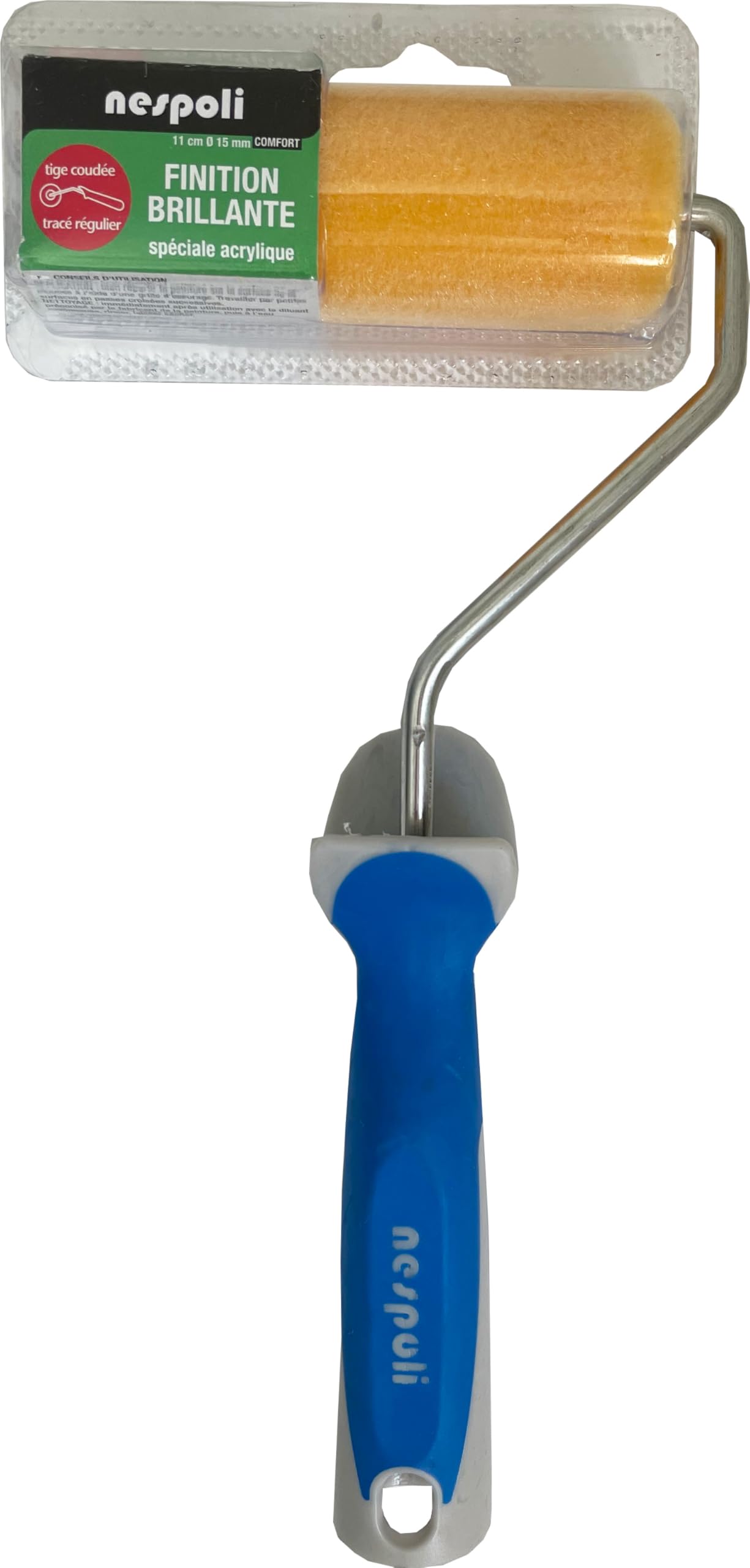 NESPOLI 20210110 110 mm Roll for Flocked Acrylic Foam and Round Edges, Colour Specific