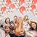 Rose Gold Confetti Balloons Set | 12 inch Premium Original Latex Balloons for Birthday Rose Gold Party Decorations, Bridal and Baby Shower, Wedding, Proposal(20 Pack)