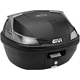 GIVI Monolock 37 Liter Top Case (Matte Black/Smoke Lenses)