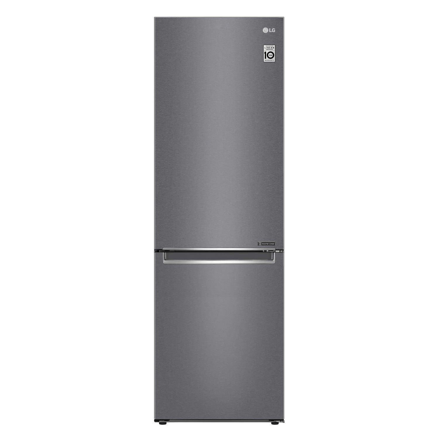 LG GBB61DSJZN 341 Litre Freestanding Fridge Freezer 60/40 Split Frost Free 59.5cm Wide - Stainless Steel