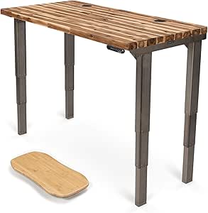 Amazon.com: UPLIFT Desk - V2 Acacia Solid Wood Desktop Standing Desk, 4