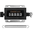 Lelukee 5 Digit Mechanical Counter,D67-F 0-99999 5 Digit Manual Tally,Resettable Pull Counter,Manual Stroke Clicker Counter,Count Accurately,Pull-Type Counter,Digital Direct Reading Display