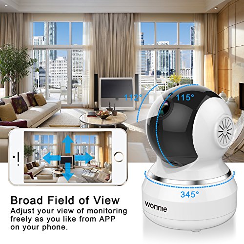 image for WONNIE Home Camera - Wireless IP Camera with Two-way Audio, Night Visi