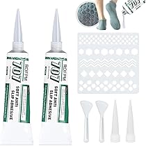 Sock Stop Non-Slip Glue - 100g Clear Adhesive For Socks, Mats & Hangers - Waterproof, Washable, Odorless & Latex-Free