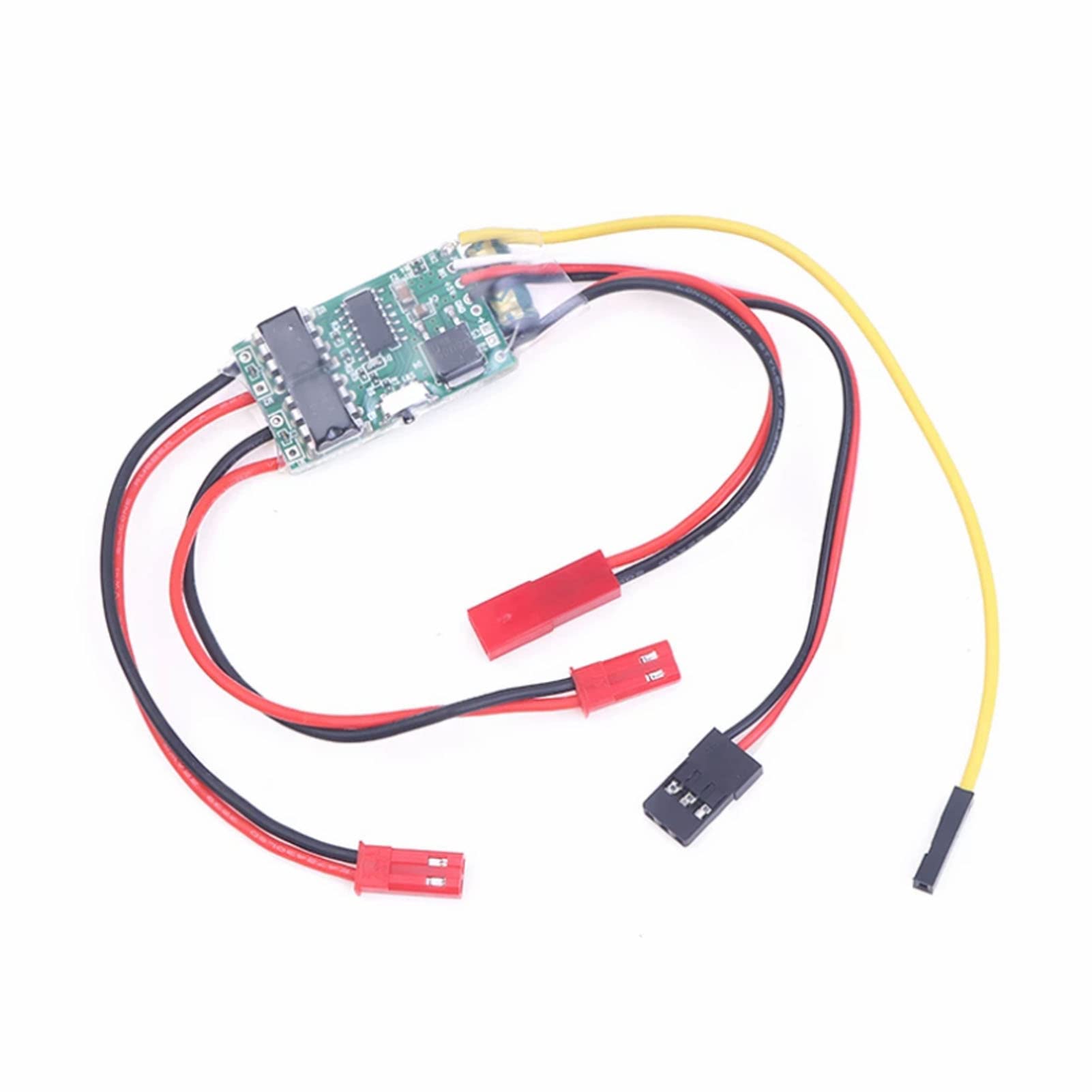 WGFOIP RC Brushed ESC, Brushed Speed Controller Dual Way Bidirectional ESC 2s‑3s Lipo for RC Model Boat Tank