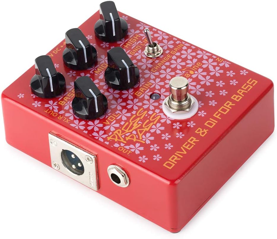 Caline CP-59 Driver Electronic Guitar Bass Effects Pedals Bass Amp DI Classic Tube Red Pedal - Image 5