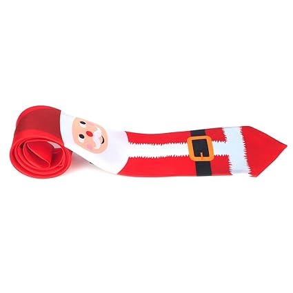 Weihnachten Krawatte - Weihnachtsmann Krawatte - Verkleidung