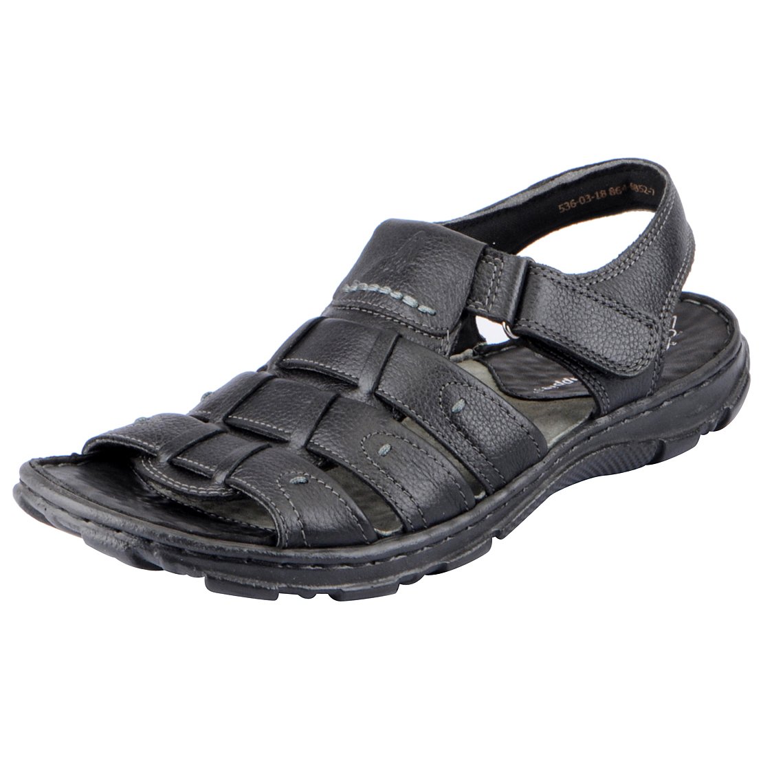 Hush Puppies Men's Black Sandals 864685240 Buy Online at Low Prices