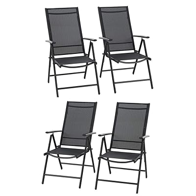 Foldable Outdoor Dining Chairs Set Adjustable High Kuwait Ubuy
