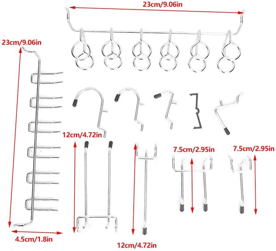 für Garage Stecktafel-Zubehör Peg Board Haken Kit Stecktafel-Haken