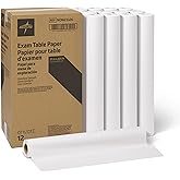 Medline Medical Exam Table Paper, Smooth Table Paper, 20-21 inches x 225 feet, Case of 12 Rolls