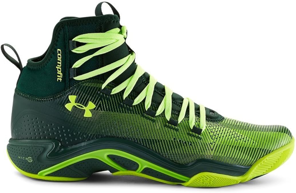 Under Armour Hombre UA Micro G Pro Zapatillas de baloncesto 13 bosque