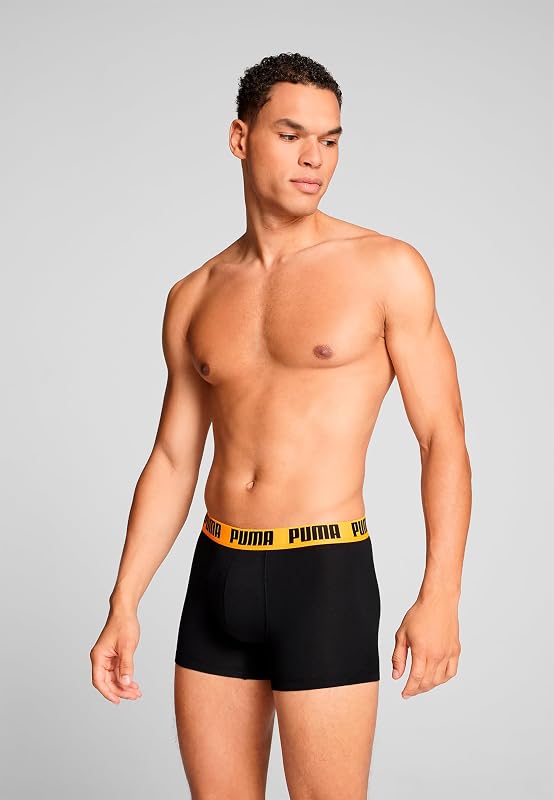 Cuecas boxer masculinas, confortáveis, elásticas, pack de 2 unidades