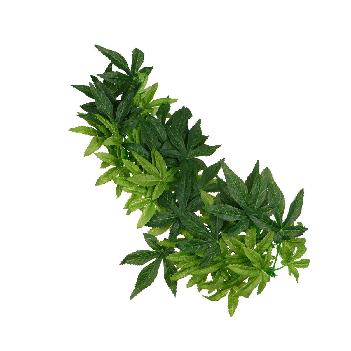 Balacoo Reptile Plants,Reptile Simulation Plants Terrarium Rattan and Leaves with Suction Cup for Bearded Dragons Lizards Geckos Snake Pets Tank Habitat Decorations for Reptile Terrariums