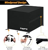 Fageny Cube Garden Furniture Cover 125x125x74cm Waterproof Oxford view 2