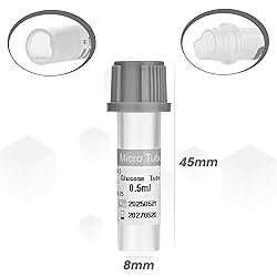 Meterbox Micro Blood Collection Tubes 0.5ml Glucose