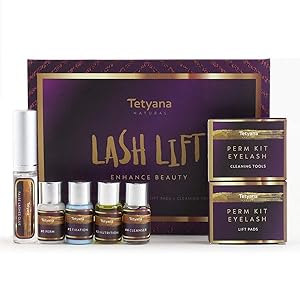 Tetyana naturals Eyelash Perm Kit, Professional Quality for Lash Lift