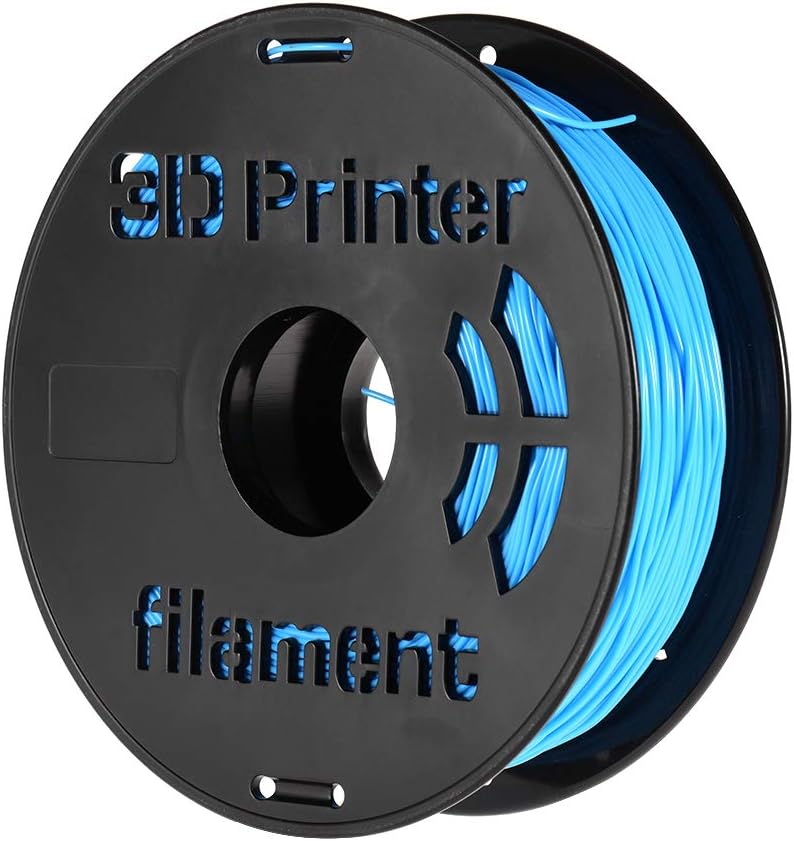 1KG/ Spool 1.75mm Flexible TPU Filament Printing Material Supplies White, Black, Transparent for 3D Printer Drawing Pens Light Blue