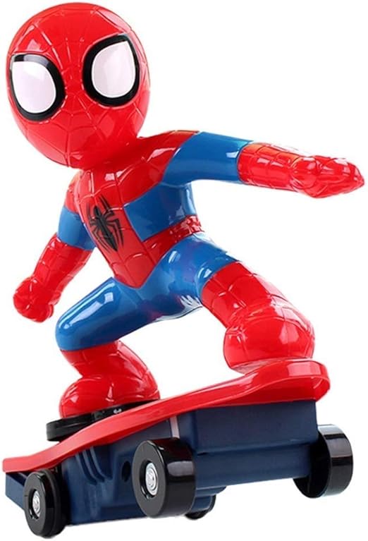 Lfy Coche Teledirigido del Juguete De Spiderman, Regalo del Coche del Juguete del Muchacho De La Carrera De Giro: Amazon.es: Hogar