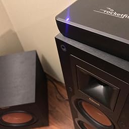 rocketfish wireless rear speaker kit no sound