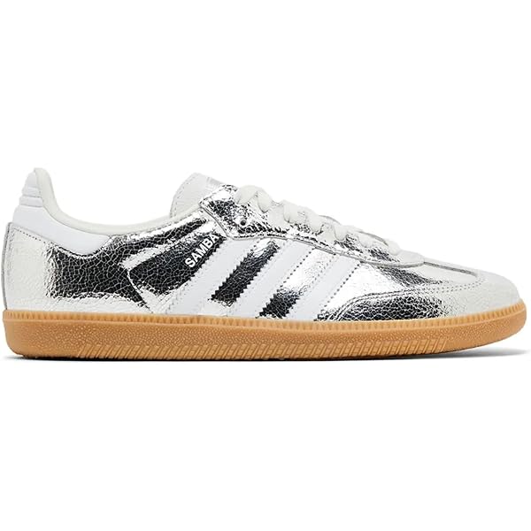 Amazon.com | Adidas Samba OG Womens Sneaker (Silver Metallic