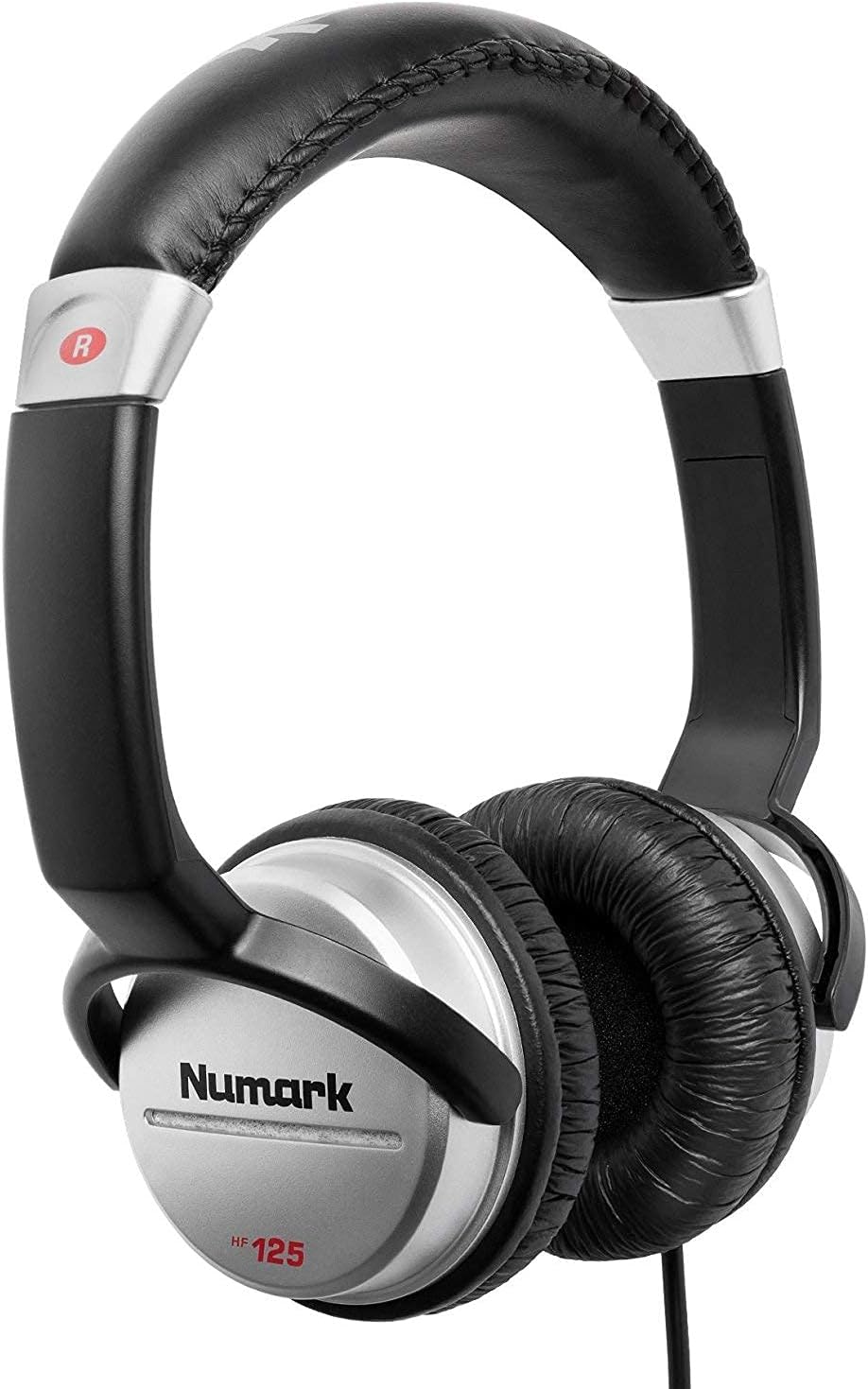 Numark HF125 Compact Recording Headphones 6ft Cable 40mm Drivers Closed Back