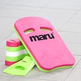 Maru Swimming Kickboard Black White 42x28cm Easy-Grip EVA Foam Buoyant view 7