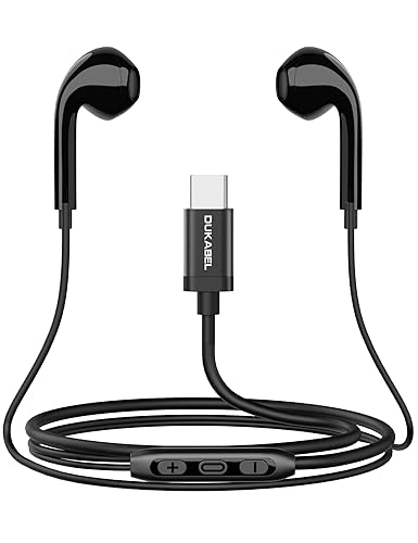 Headphones Samsung Galaxy S20 Dac DUKABEL USB C Earphones, USB
