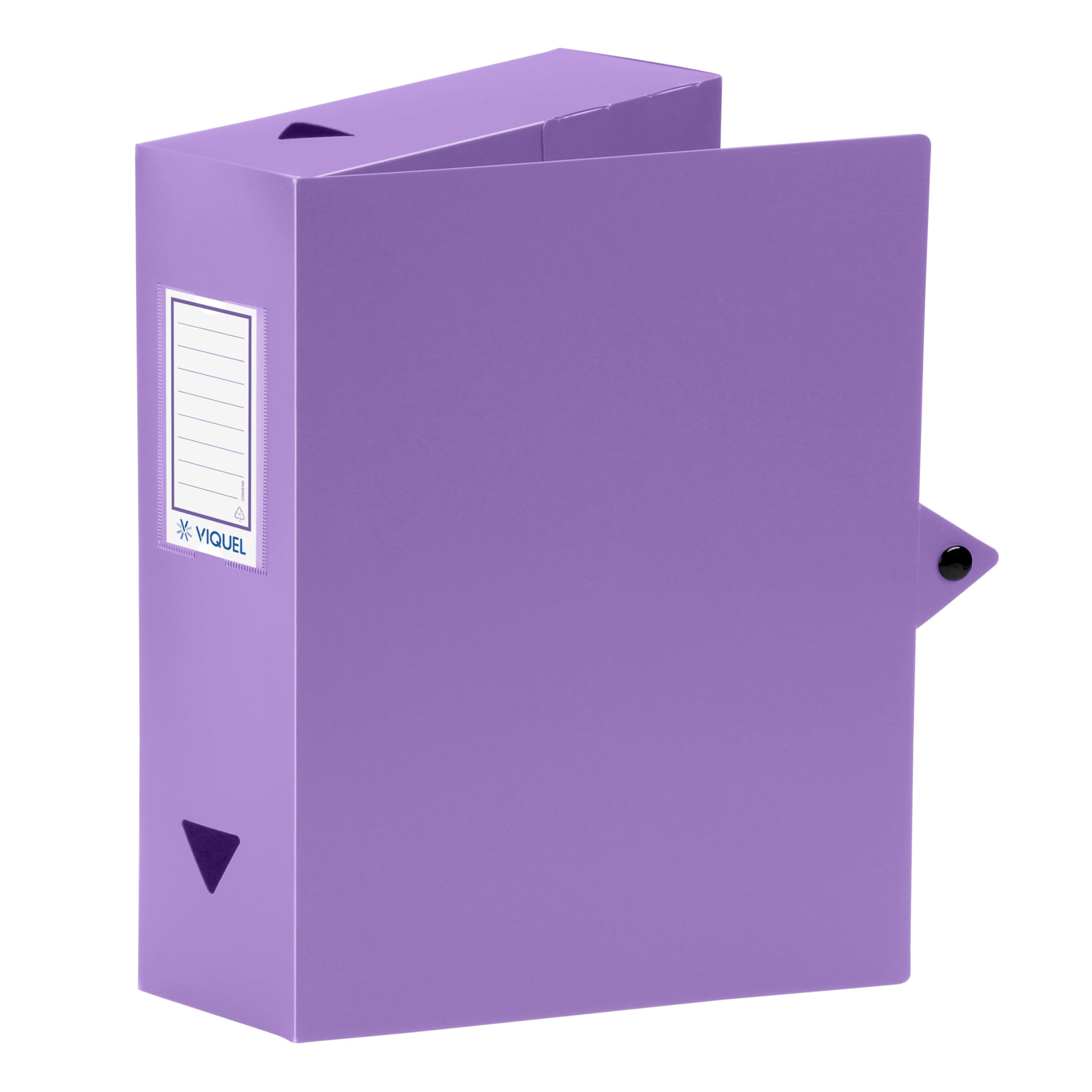 Viquel Class Doc Box File Polypropylene Spine Width 80 mm Mauve